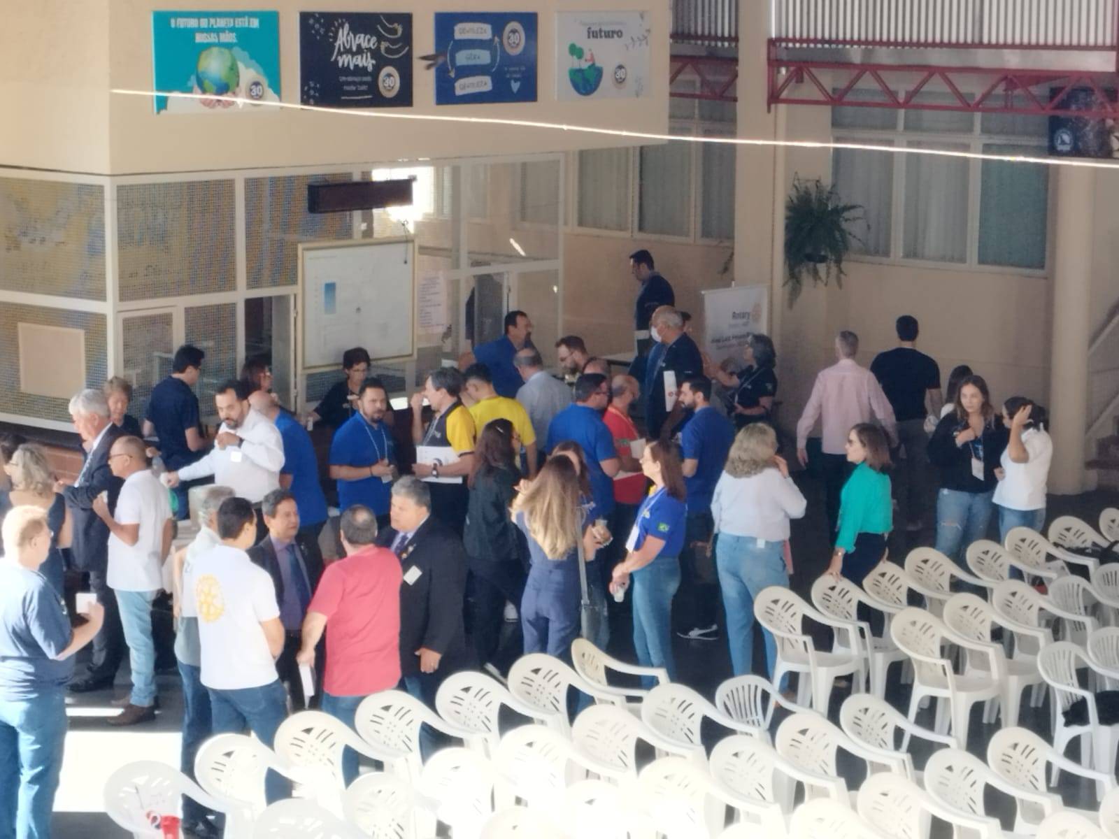 Hoje, 16 de abril, iniciamos os trabalhos da Assembleia Distrital em Promissão.