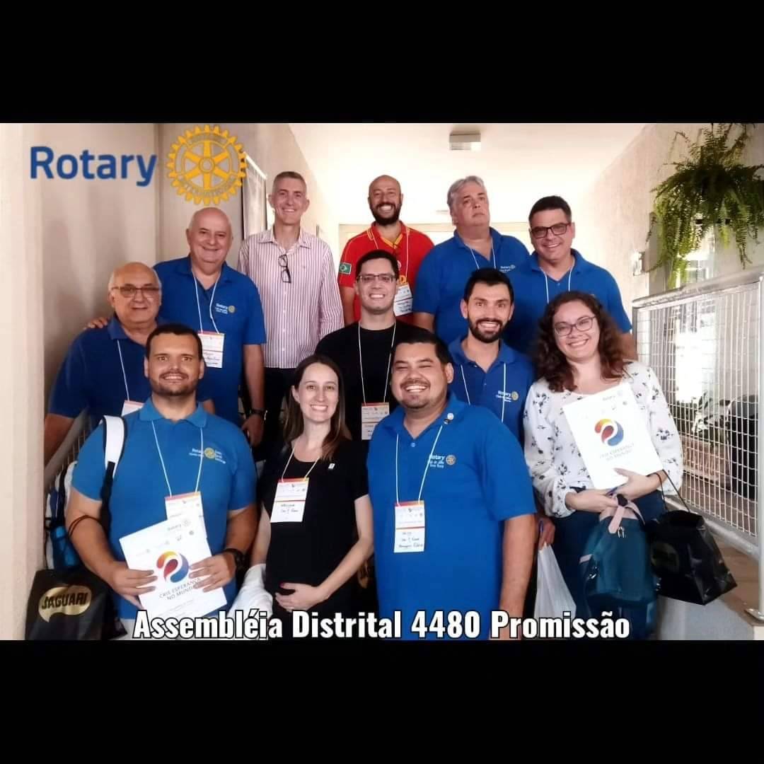 Rotary Club de Jahu Terra Roxa  Participamos hoje de mais uma Assembléia Distrital do 4480.