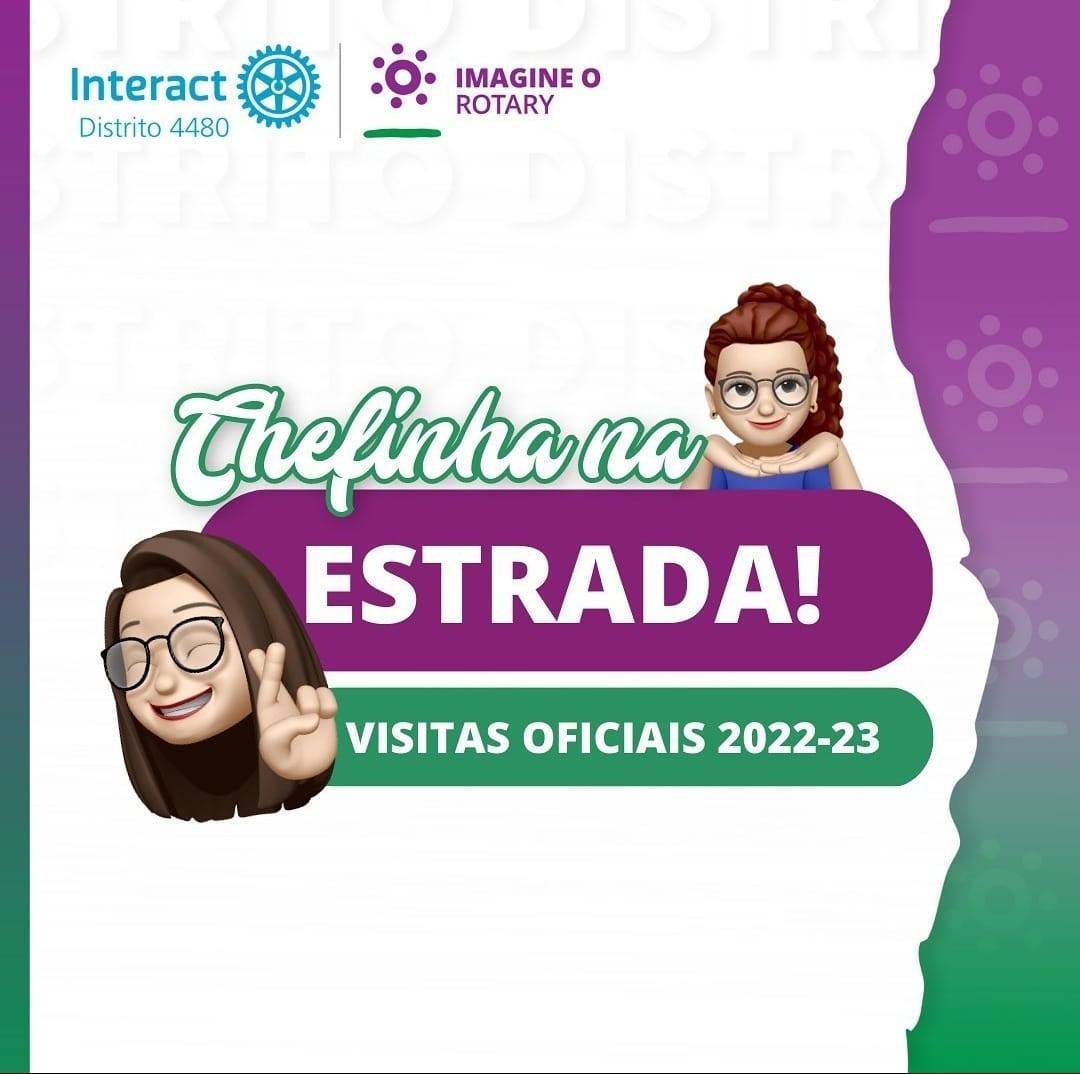 Interact Distrito 4480: PARTIU RIO PRETO, ILHA E CATANDUVA!🚘  🗺Nossa Representante Distrital de Interact Giovanna Seki junto de nossa Chairwoman Roseli Batista, deram continuidade as visitas oficiais