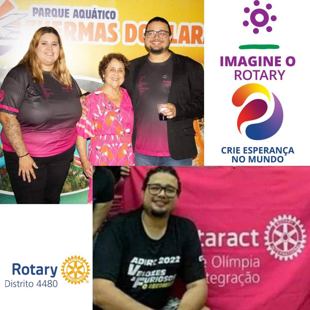 Hoje, aniversário do Marcos: Marcos Domingos é o atual Pres. do Rotaract Club de Olímpia Integração, tendo dupla filiação com o Rotary Club padrinho (Rotary Club de Olímpia Integração).