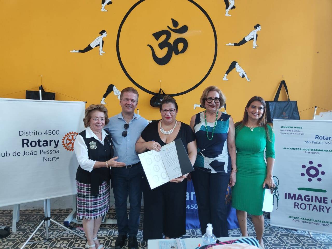 Entrega de máquinas de costura - RC JP Norte