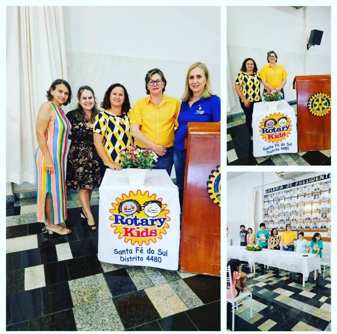 Hoje 29/4/2023 na sede do Rotary Club de Santa Fé do Sul - Distrito 4480 aconteceu a sétima reunião ordinária do Rotary kids.