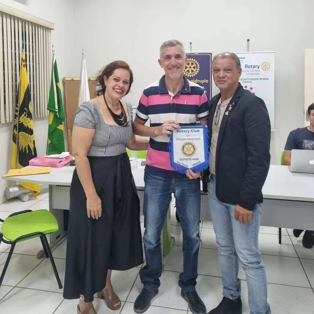 Reunião Festa no Rotary Club de Olímpia Integração.