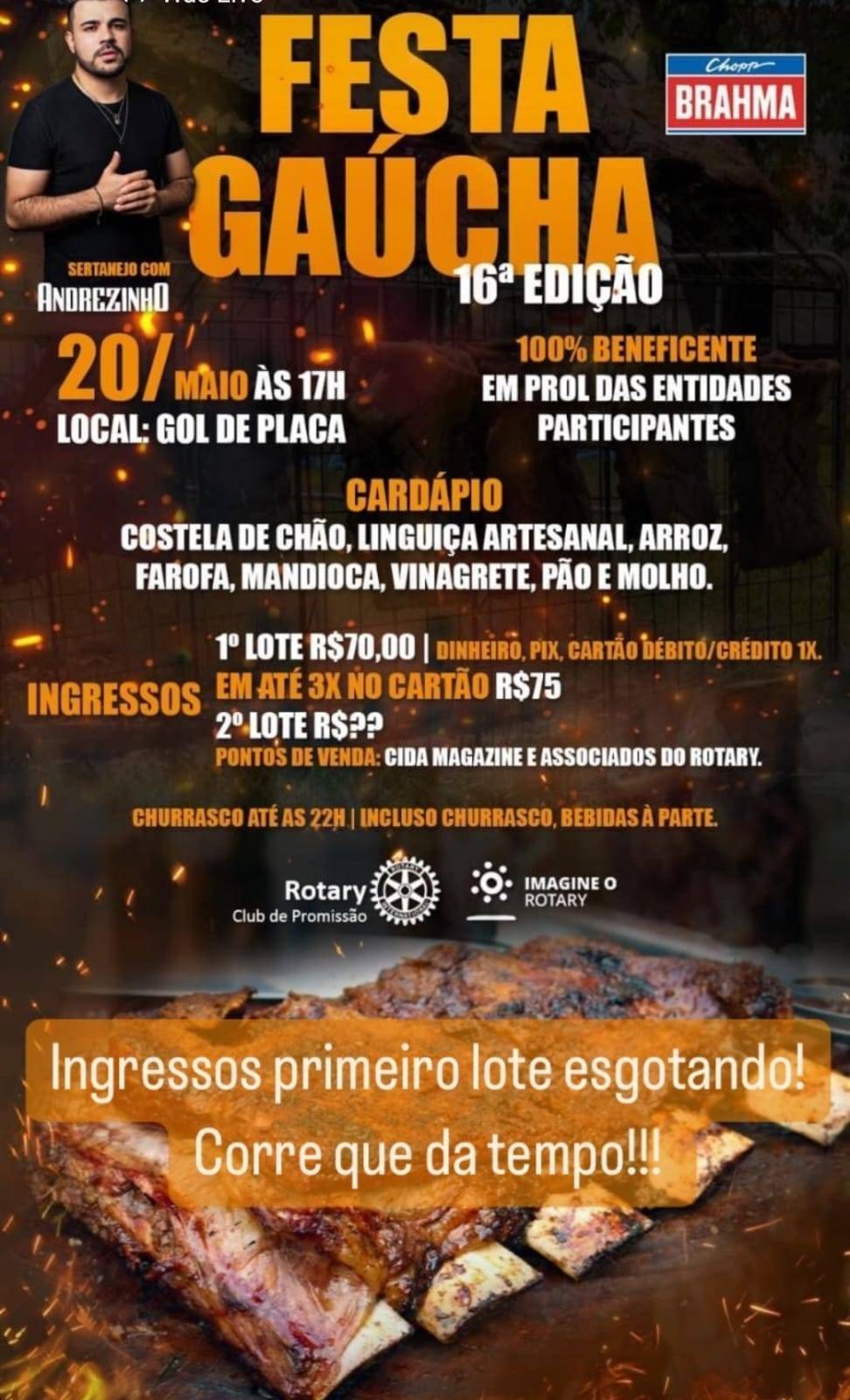Festa Gaúcha - Rotary Club de Promissão