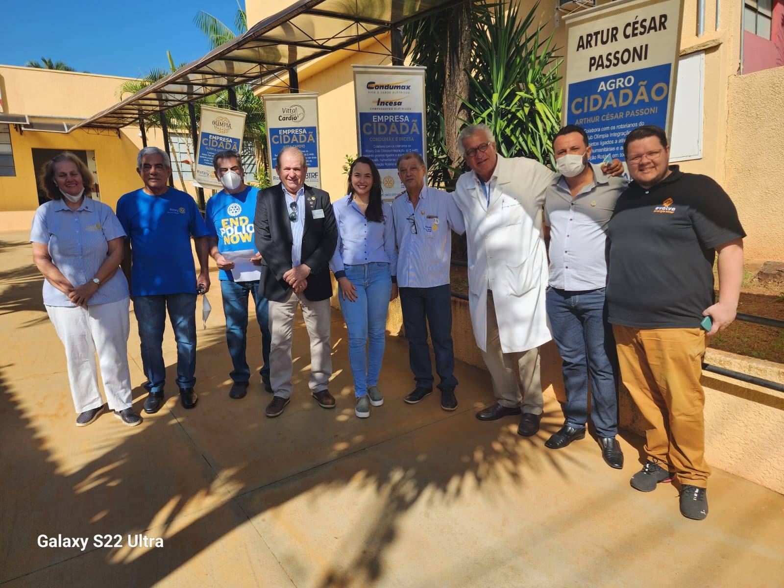 Unidade Móvel do PROJETO GLOBAL de Rotary do Distrito 4.480 realizando diagnósticos de doenças do Fígado e Teste de Hepatite