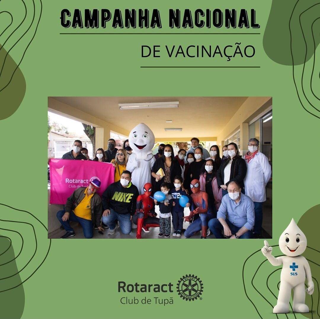 Confira a ação realizada pelo Rotaract Club De Tupã no dia D de vacinação contra a Pólio