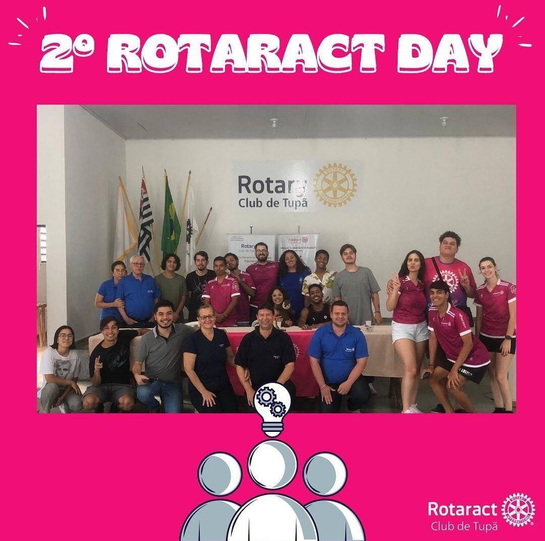 O Rotaract Club de Tupã realizou o tradicional dia do convidado.