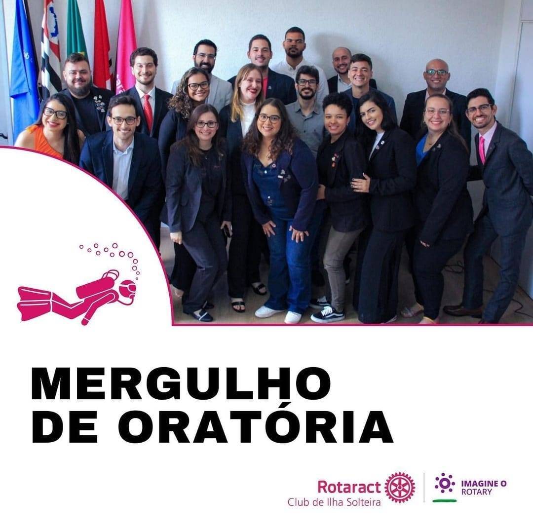 Rotaract Club de Ilha Solteira participou de mais uma edição do Mergulho de Oratória