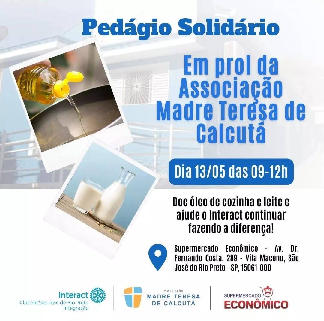 Interact Club de São José do Rio Preto Integração - Pedágio Solidário