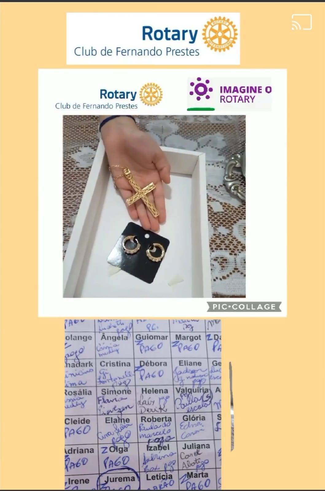 Rotary Club de Fernando Prestes faz sorteio de semi-jóias