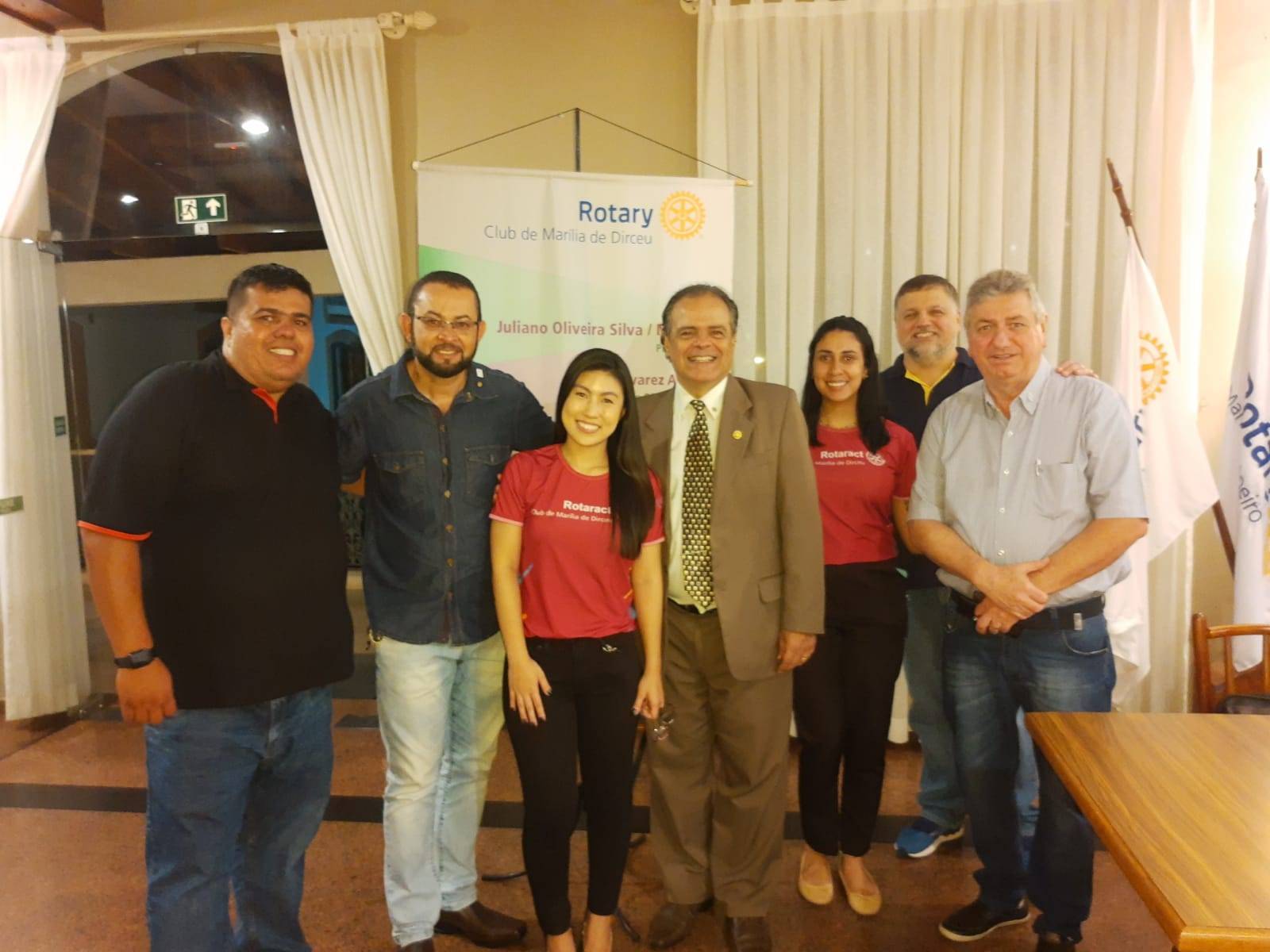 Reunião conjunta com Rotary Club Marília de Dirceu