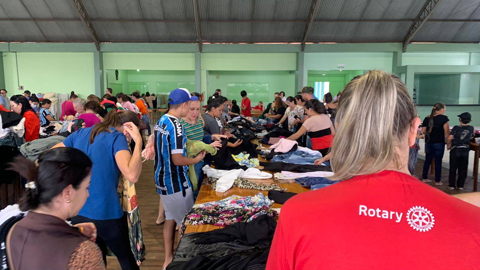 O Varal acontece anualmente no mês de maio, no salão da capela do bairro Aparecida