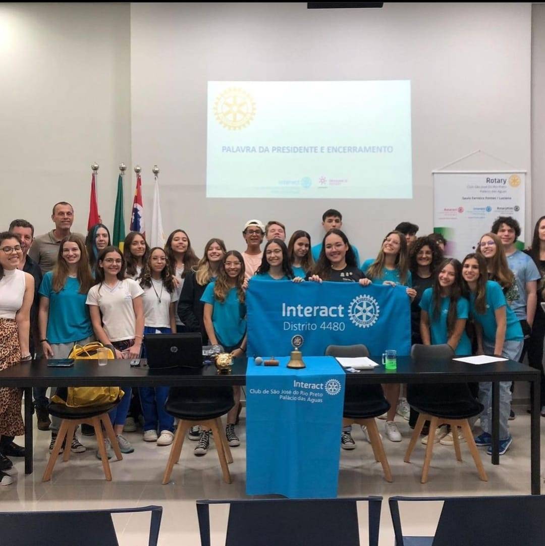 Posse de novos 4 membros no Interact Club de São José do Rio Preto Palácio das Águas.
