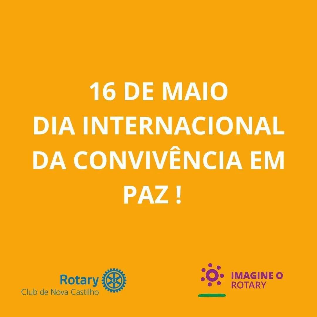 Dia Internacional da Convivência em Paz.