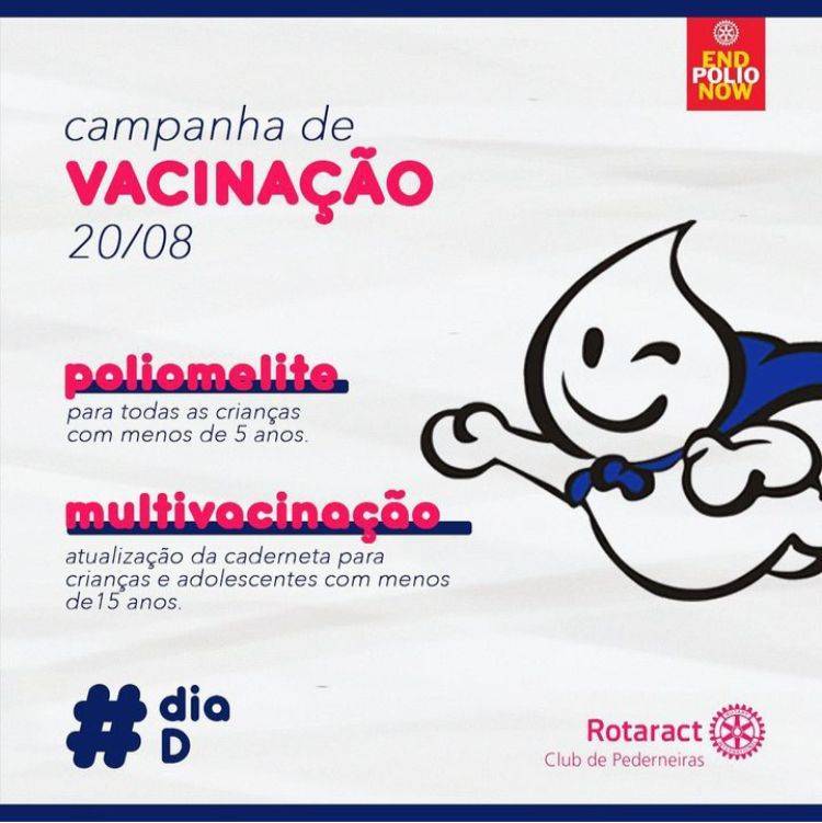 Post referente à campanha contra a Pólio.