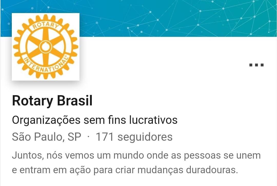 Rotary Brasil no Linkedin.