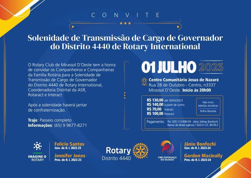 Posse Governador 2023-2024