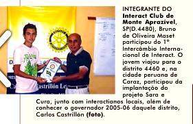 Novo Integrando do Rotary Club de Monte Aprazível.