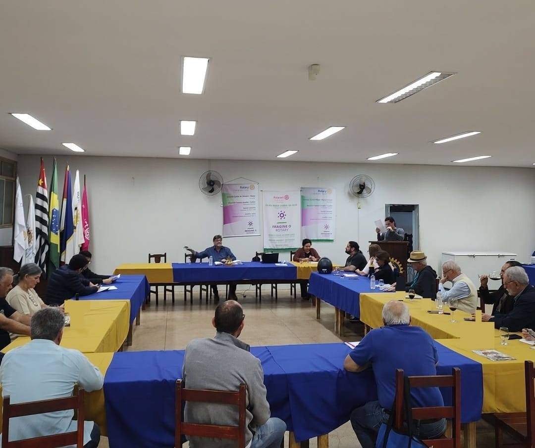 Reunião ordinária pelo Rotary Club Jahu Norte.