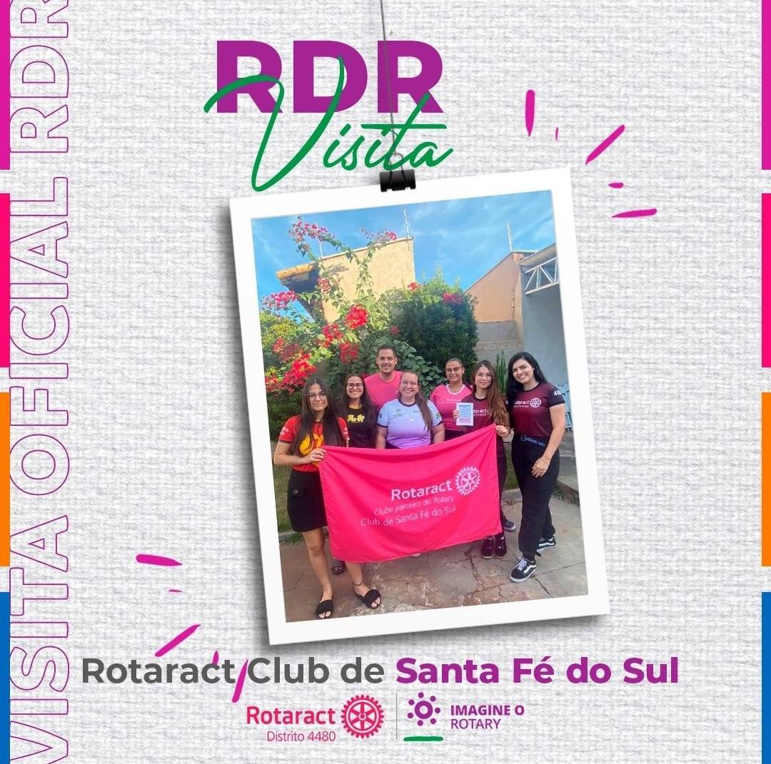 RDR Visita Rotaract Club de Santa Fé do Sul