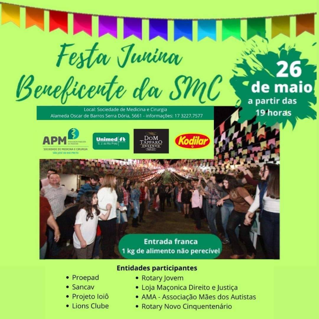 Festa Junina beneficente em SJRP.