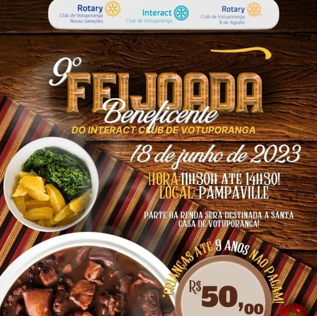 9º Feijoada beneficente do Interact Club de Votuporanga.