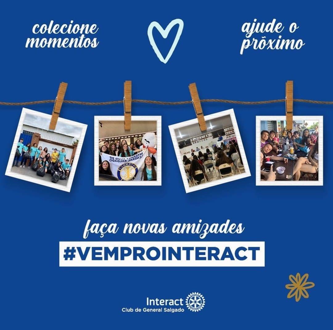 Convite do Interact Club de General Salgado.