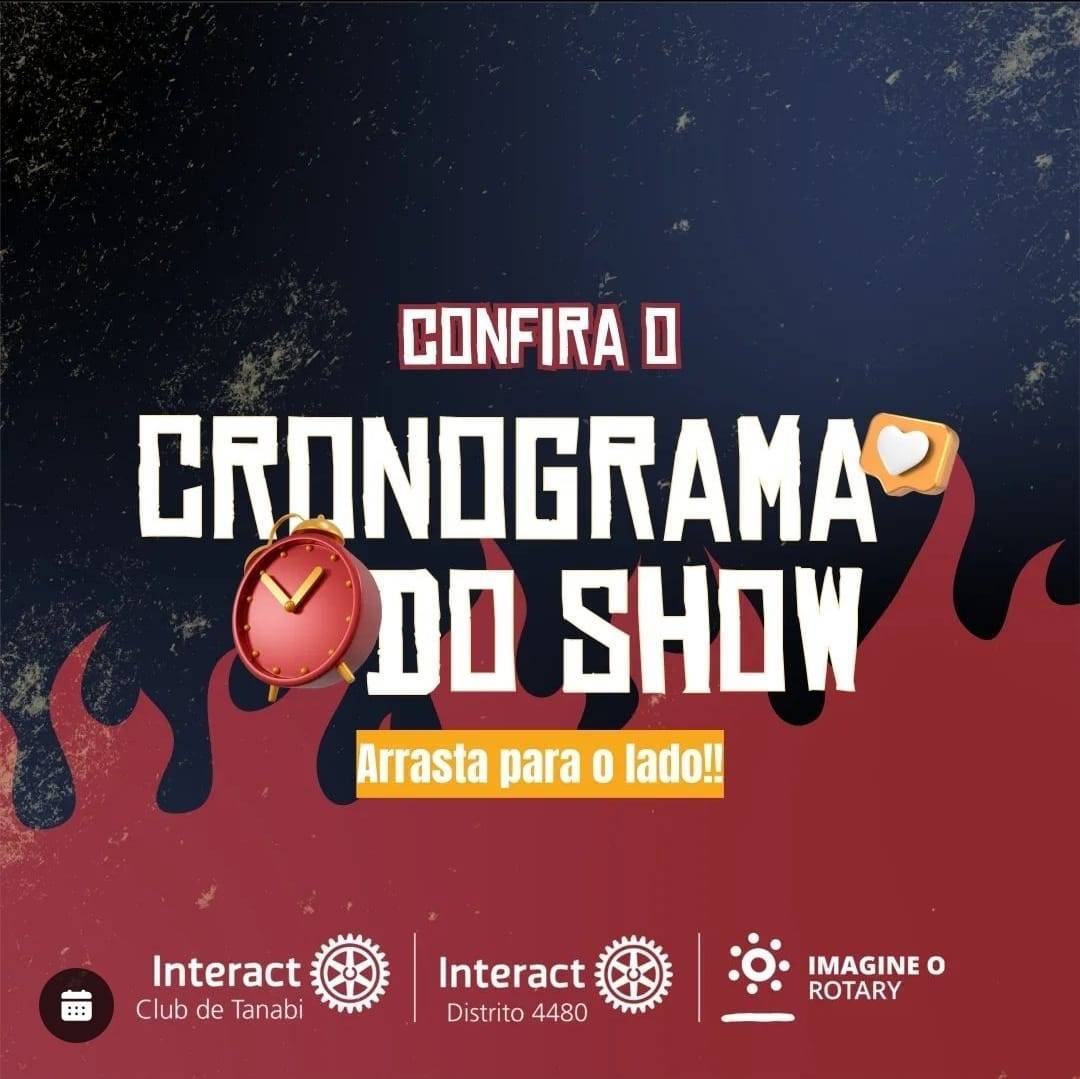 Cronograma do Show da CODIC 4480.