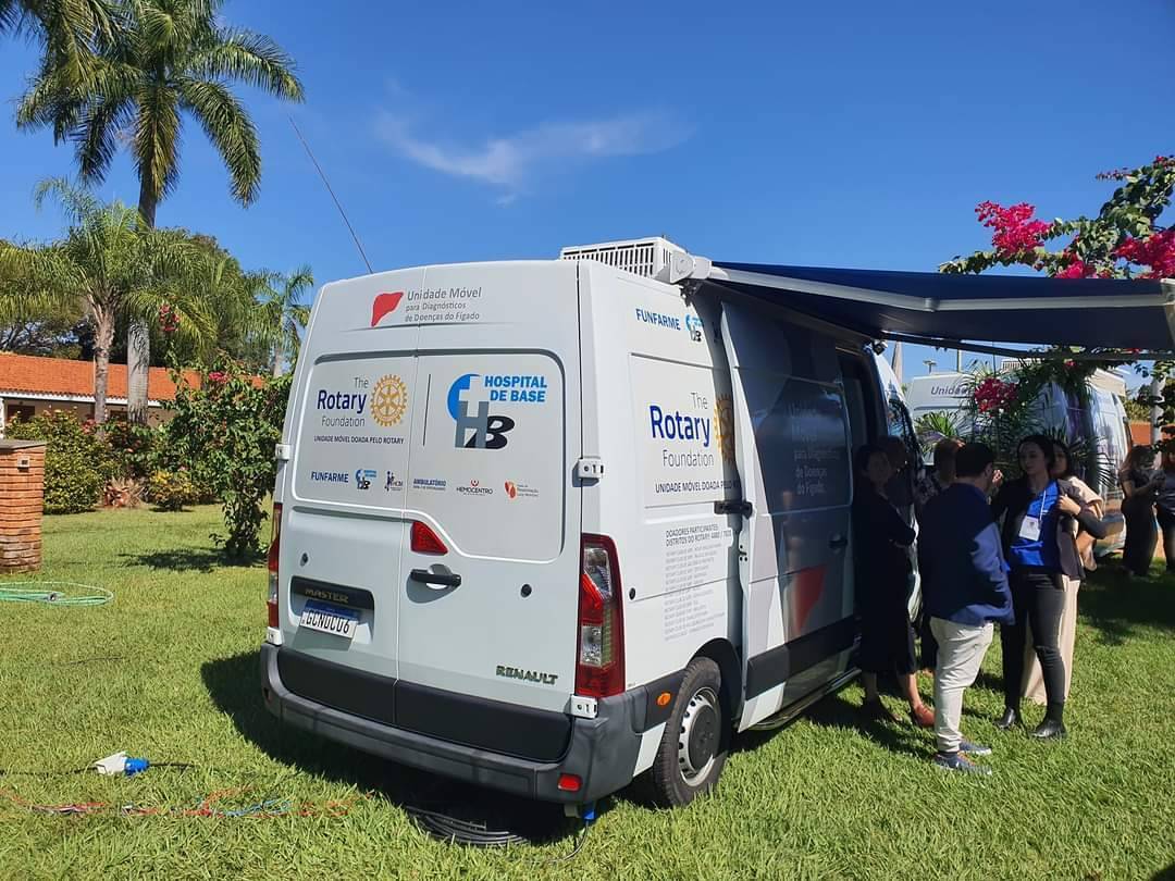 Unidades móveis de saúde estiverem presentes na 46ª Conferência do Distrito 4480