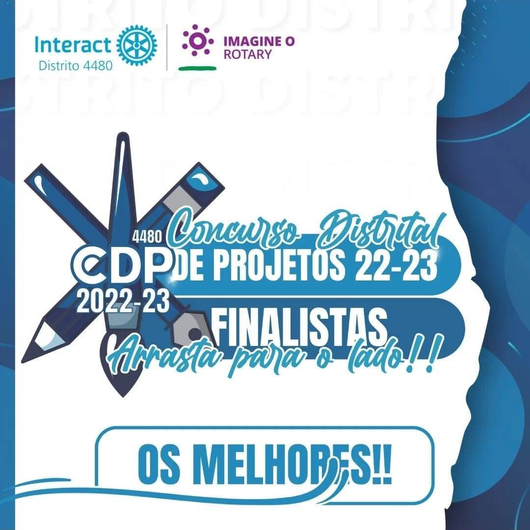 Finalistas do Concurso Distrital de Projetos 22-23.