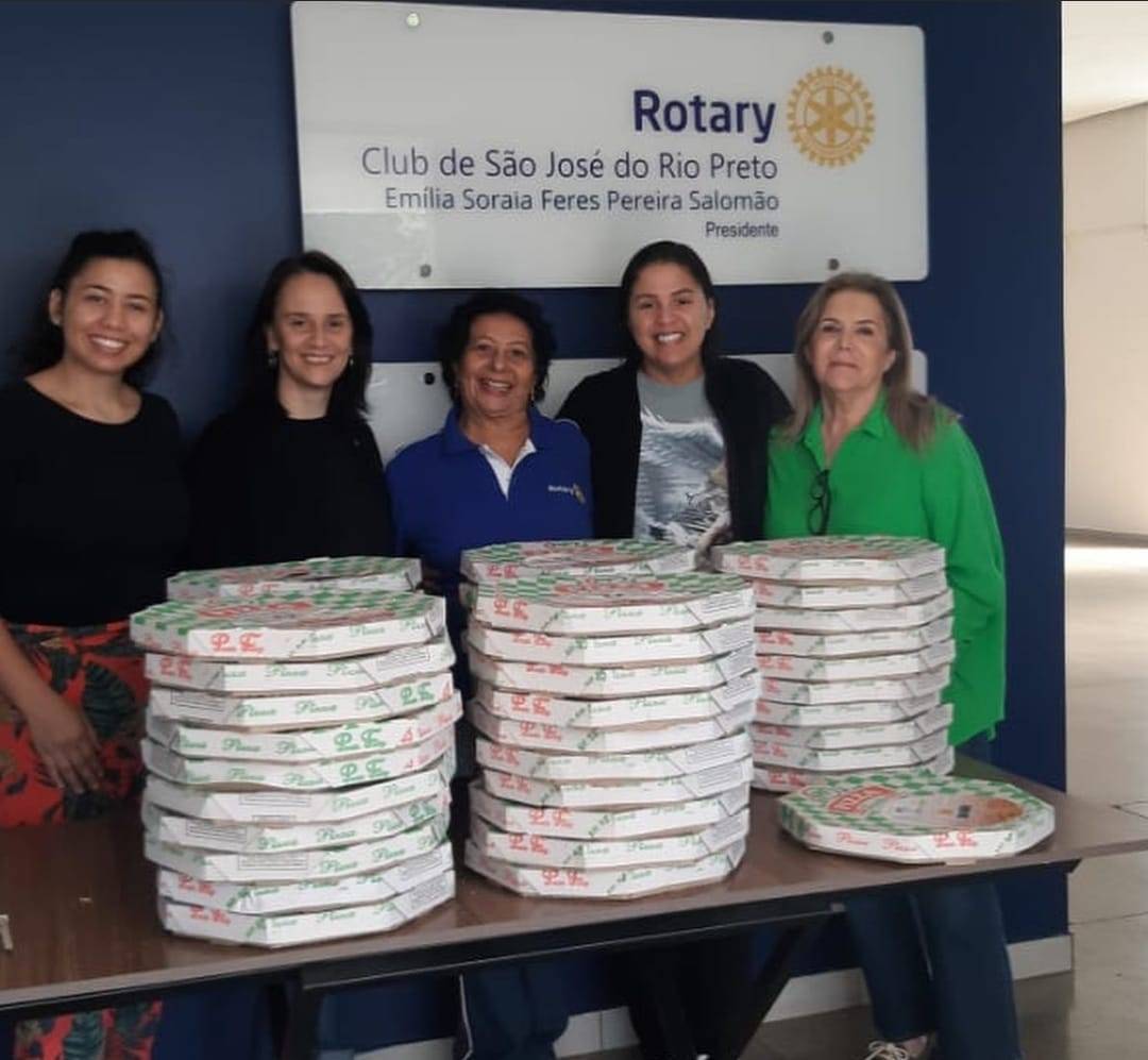 Pizza Solidária pelo Rotary Club de SJRP Eco.