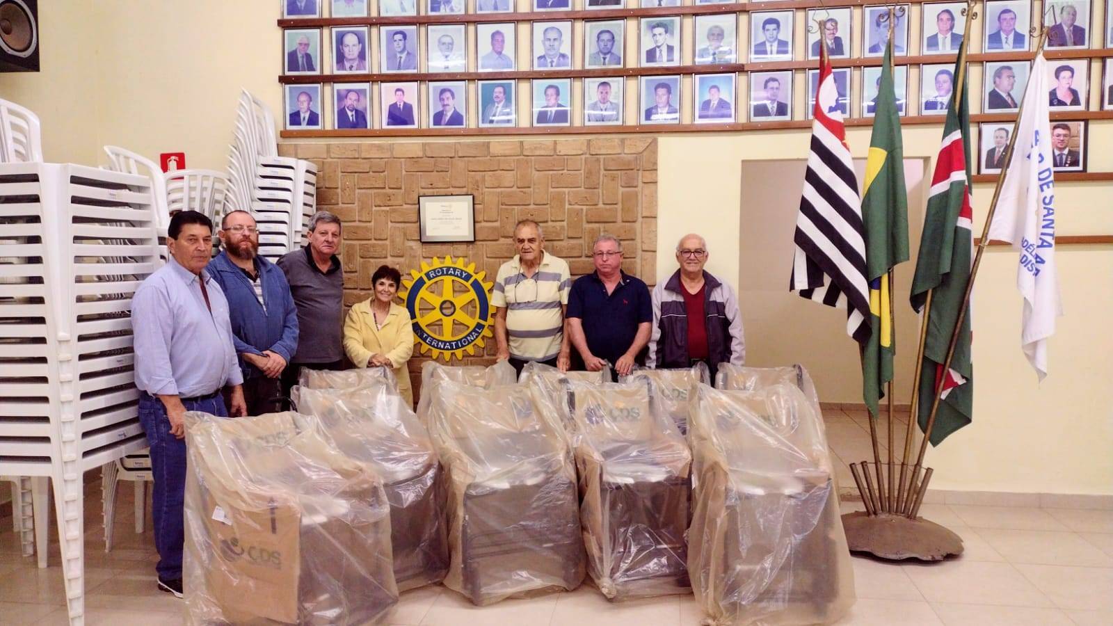 Grande doação do Rotary Club de Santa Adélia.