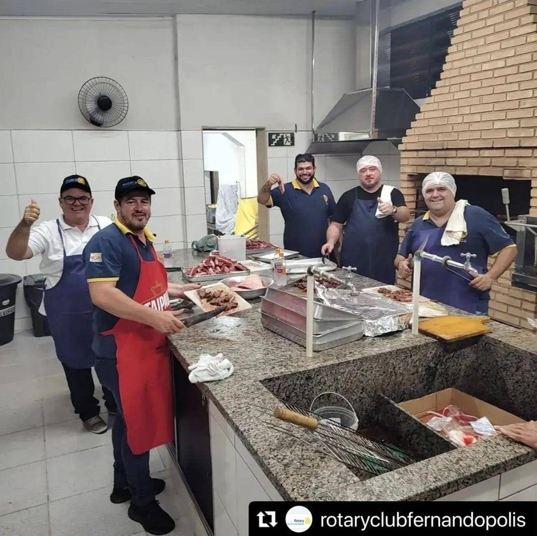 Realização da Choppicanha no Rotary Club de Fernandópolis.