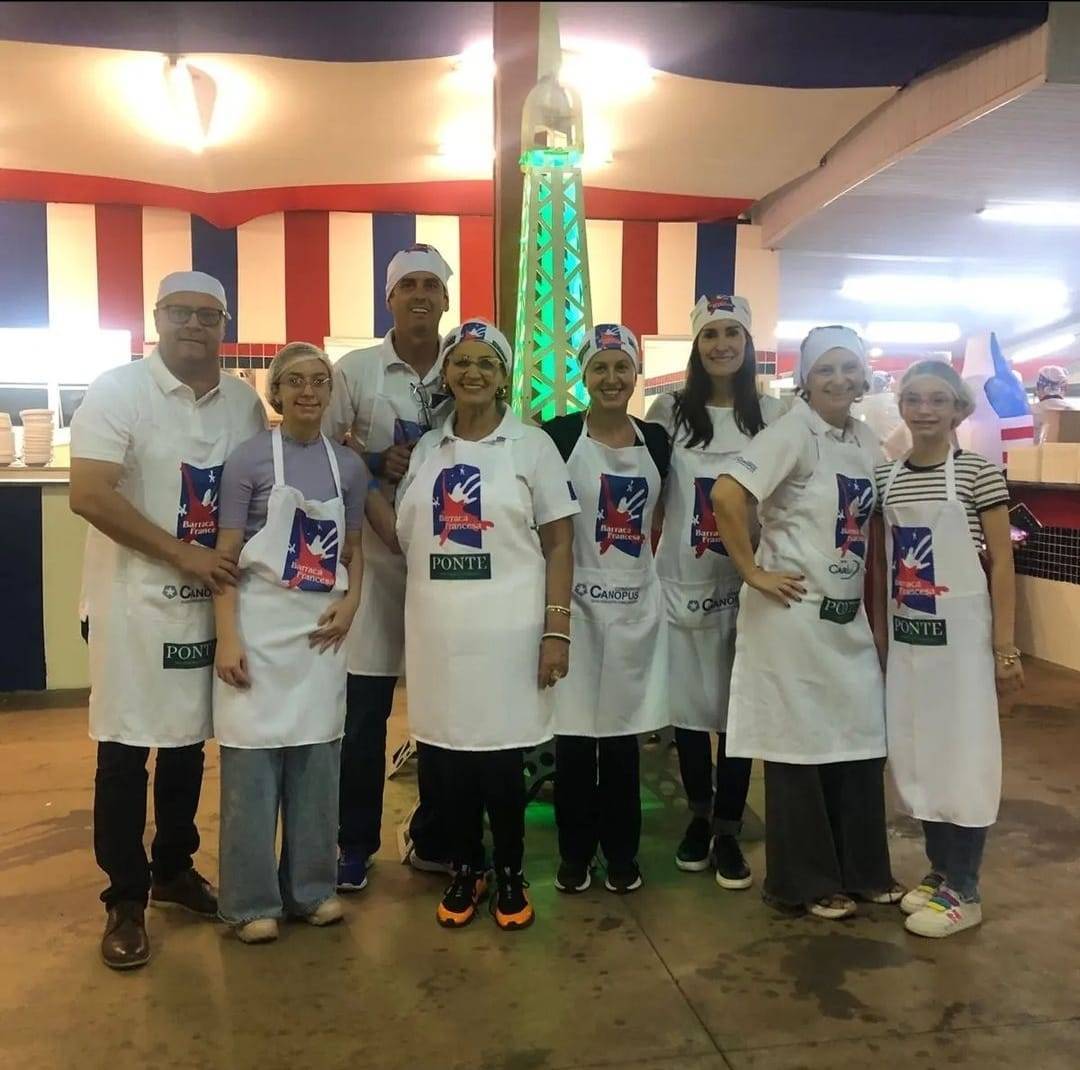 Realização da Festa das Nações com a Família Palácio das Águas.