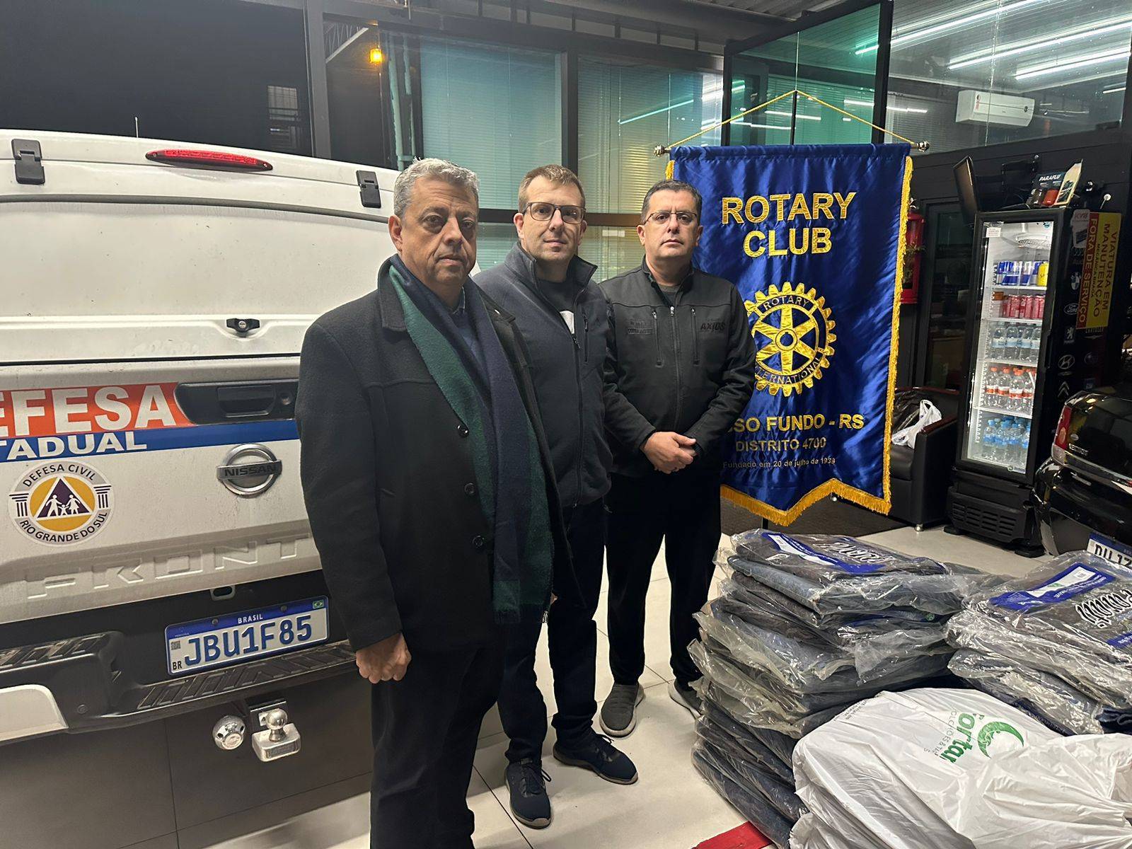 Doação de cobertores 