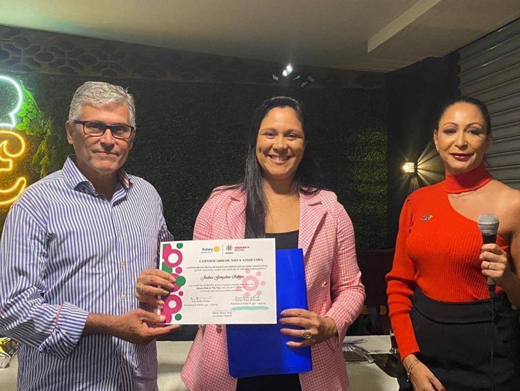 Posse de 2 novas Associadas na nossa Festiva de visita do Governador.