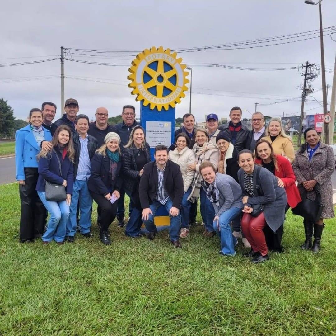 Novo Marco Rotário pelos 30 anos do Rotary Club de SJRP Jardins.