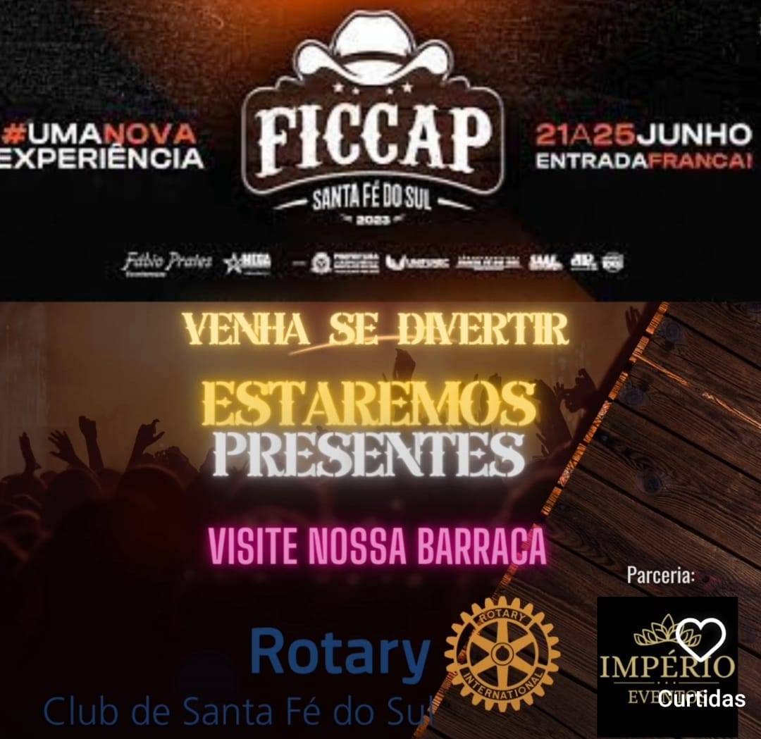 Rotary Club de Santa Fé do Sul na FICCAP.