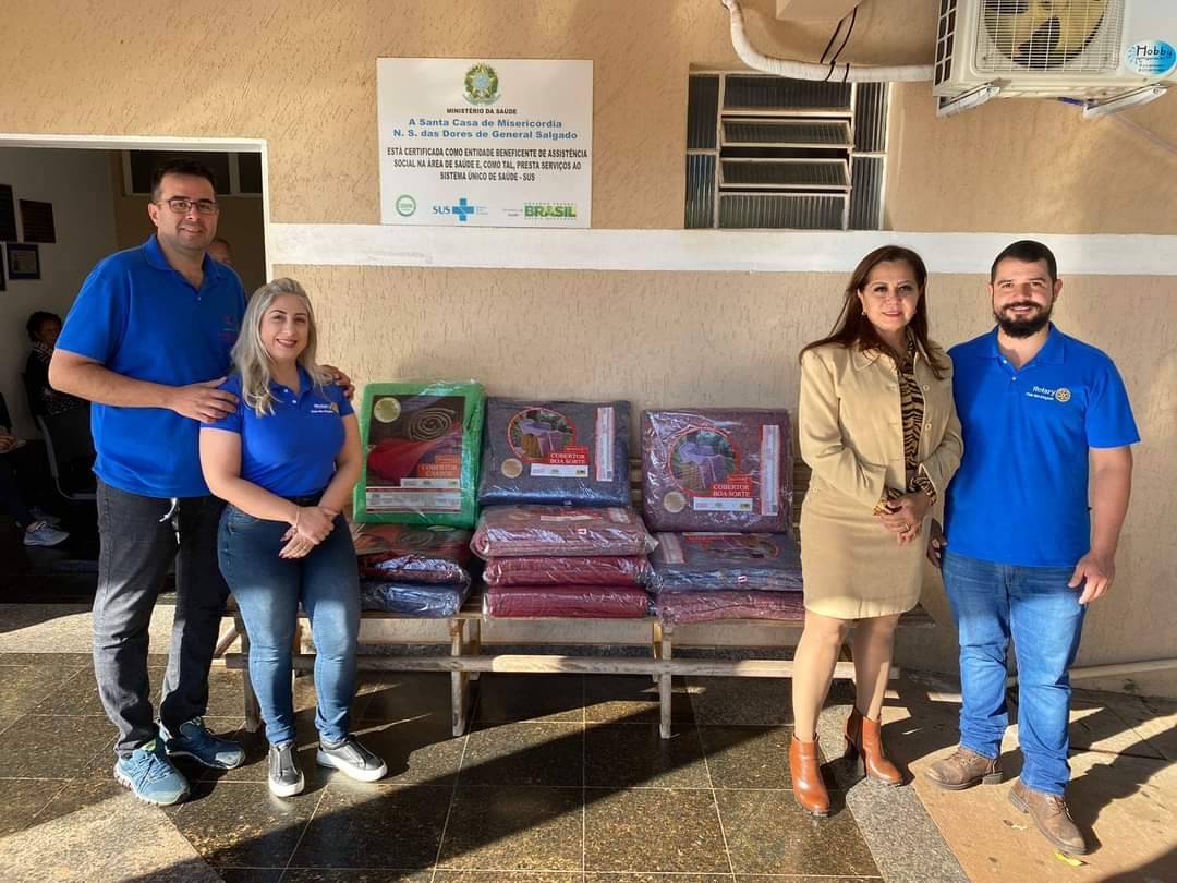 Rotary Club de General Salgado faz Primeiro Projeto Social 2023-24