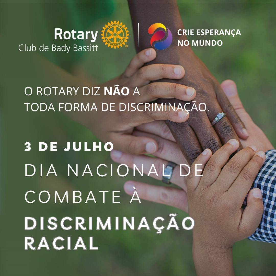 Rotary Diz Não Para Toda Forma de Discriminação