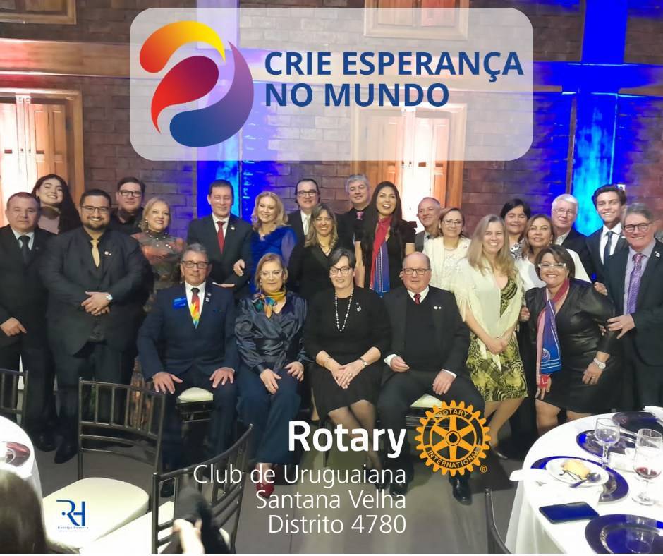 Companheiros do Rotary Club de Uruguaiana Santana Velha