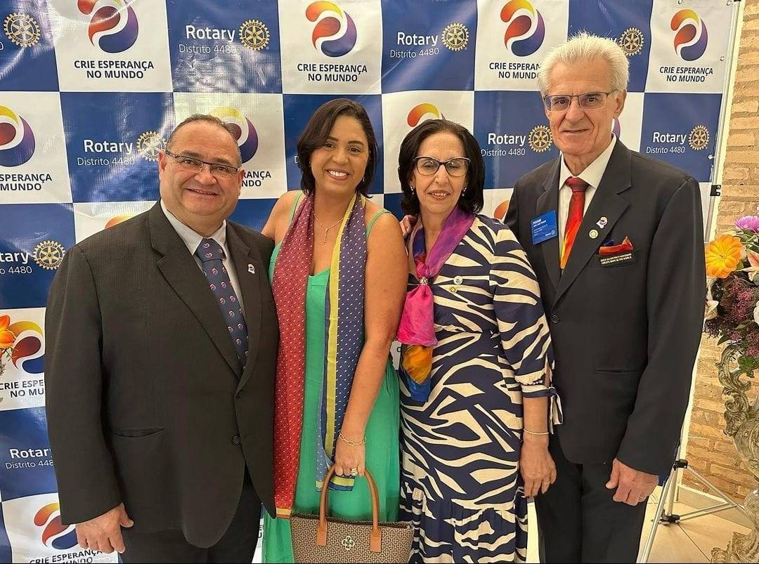 Rotary Club de São José do Rio Preto Eco Marca Presença na Transmissão Governamental