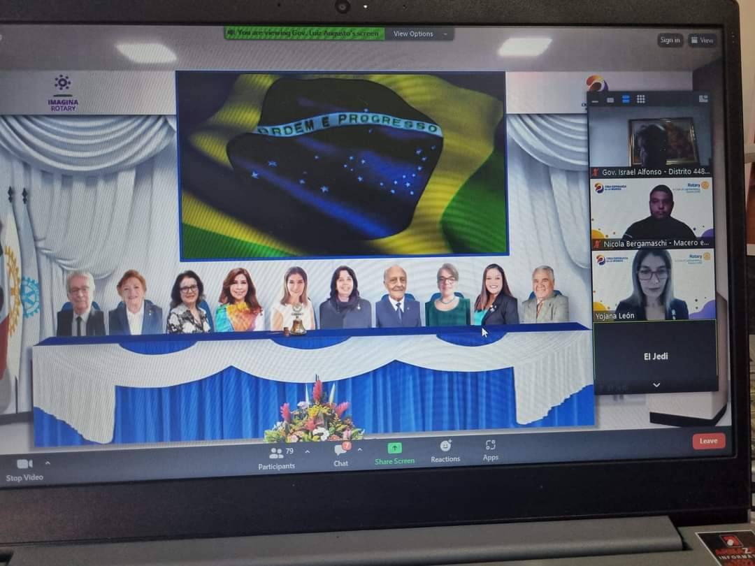 Governador Israel Alfonso participa de reunião do e-Club Of Latinoamerica