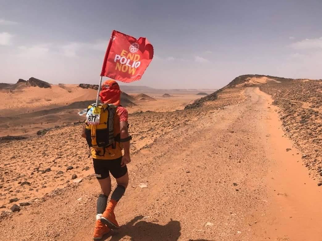 Todo lugar é válido para levar a mensagem sobre a importância da vacina da pólio