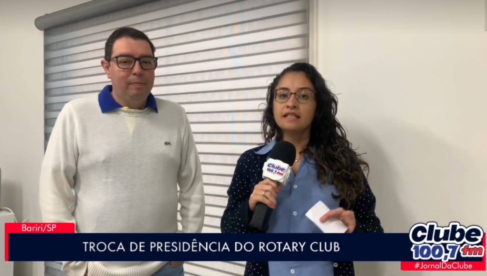 Presidente do Rotary Club de Bariri 16 da Entrevista para Radio da Cidade