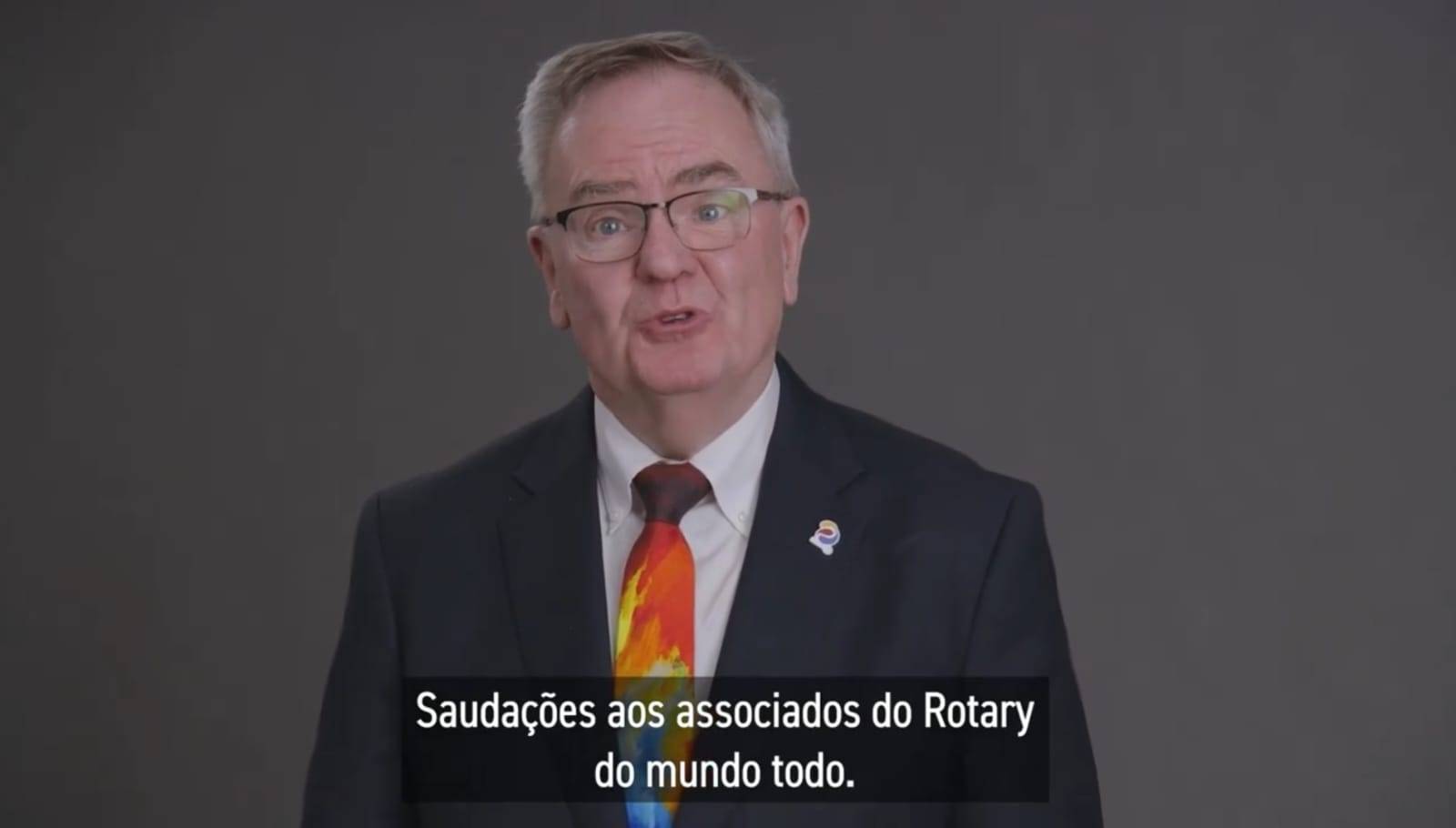 Presidente do Rotary International, Gestão 2023-24, Disponibiliza Vídeo Institucional