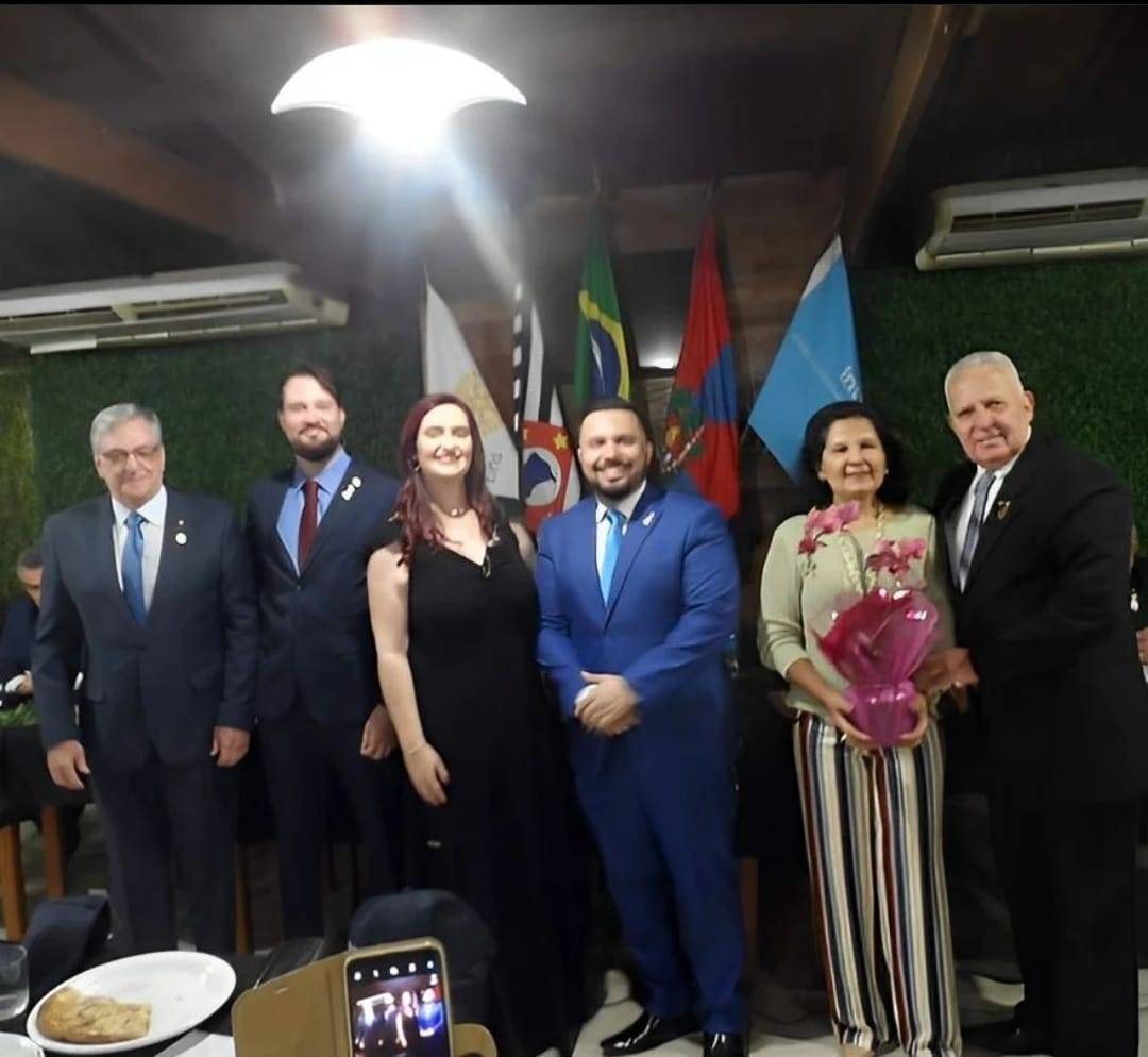 Cerimonia de Posse no Rotary Club de Lins.