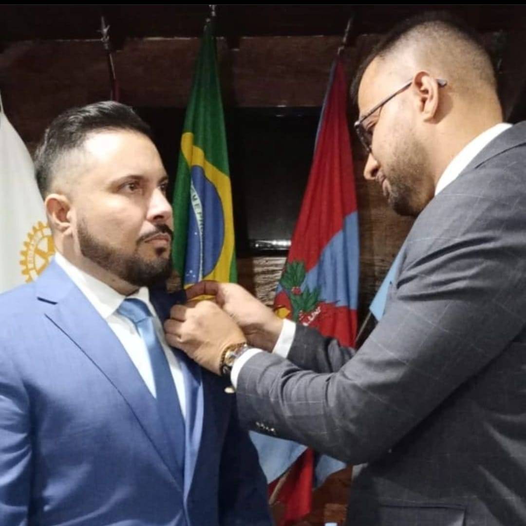 Posse do Presidente do Rotary Club de Lins.