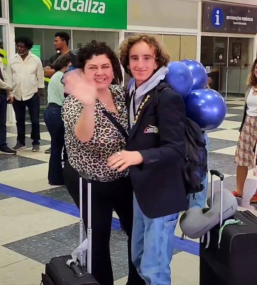 Chegada de Intercambista Alemão.