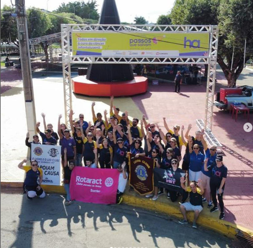 Caminhada Passos que Salvam em Prol do Hospital de Amor realizada dia 20/11/23